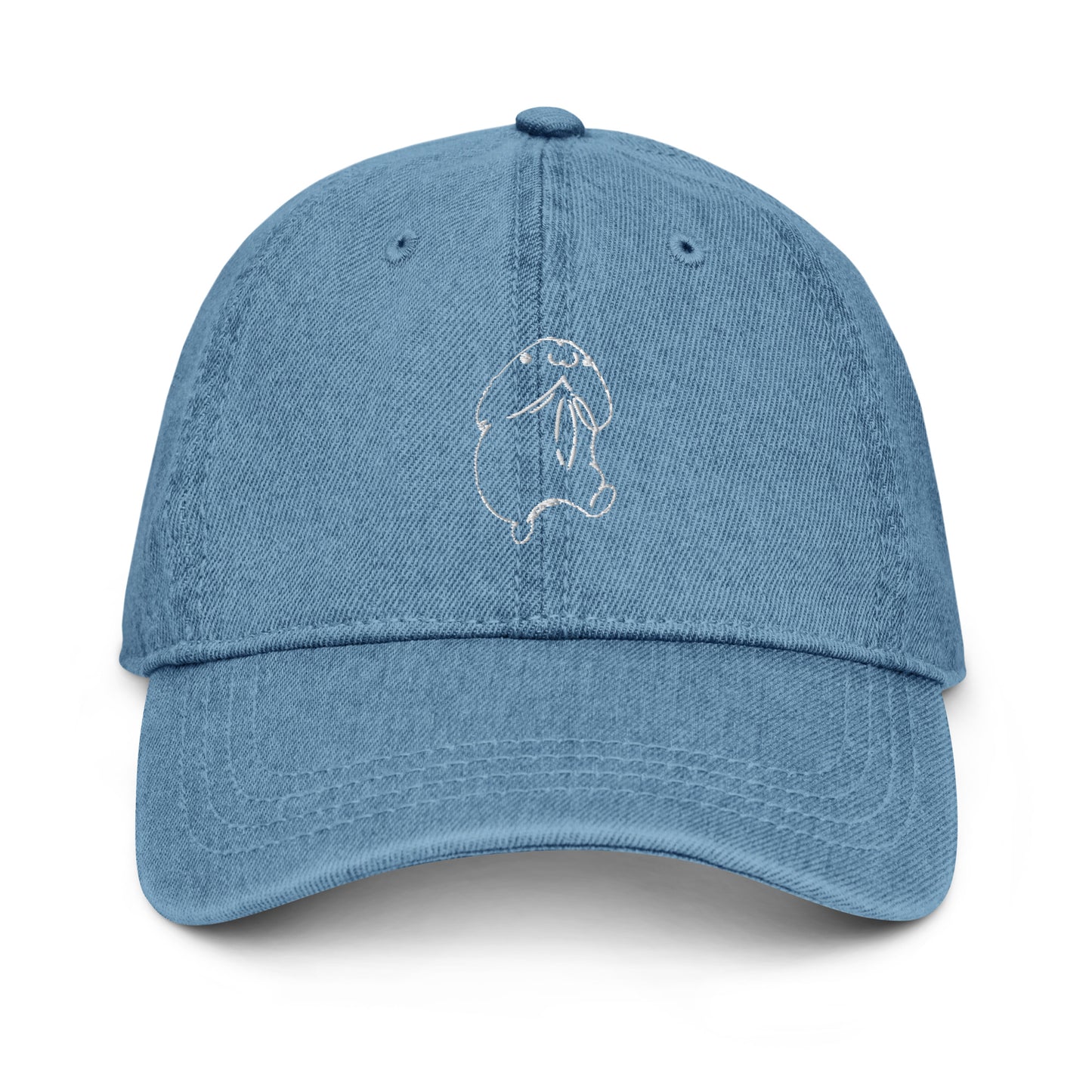 Ding Ding Embroidered Denim Hat