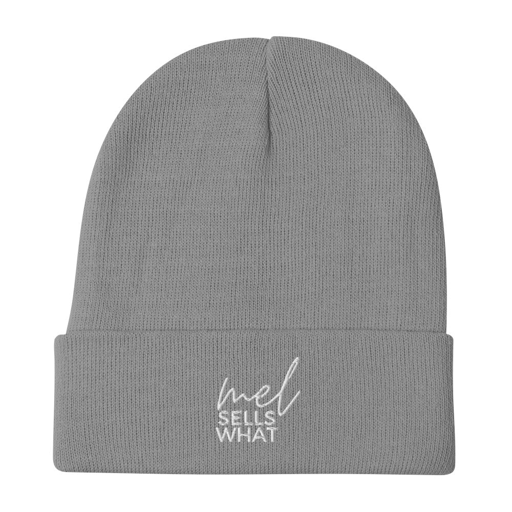 MELSELLSWHAT Embroidered Beanie