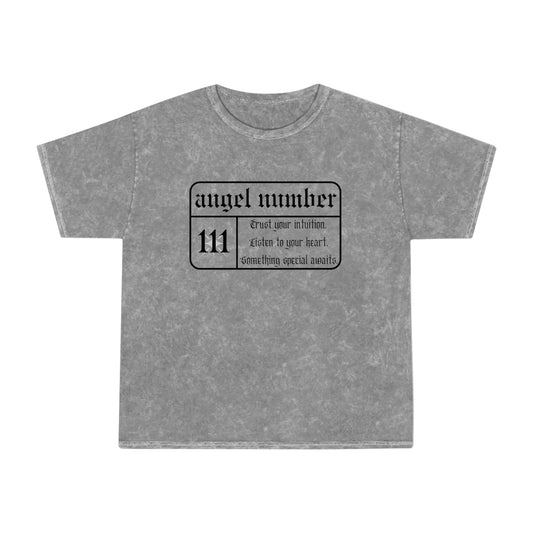 Angel Number *111* Mineral Wash Tee